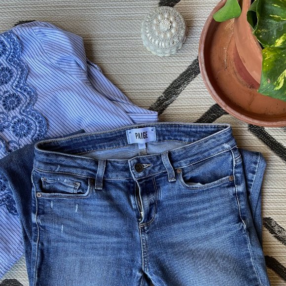 PAIGE Verdugo Ankle Skinny Jeans - Picture 6 of 9